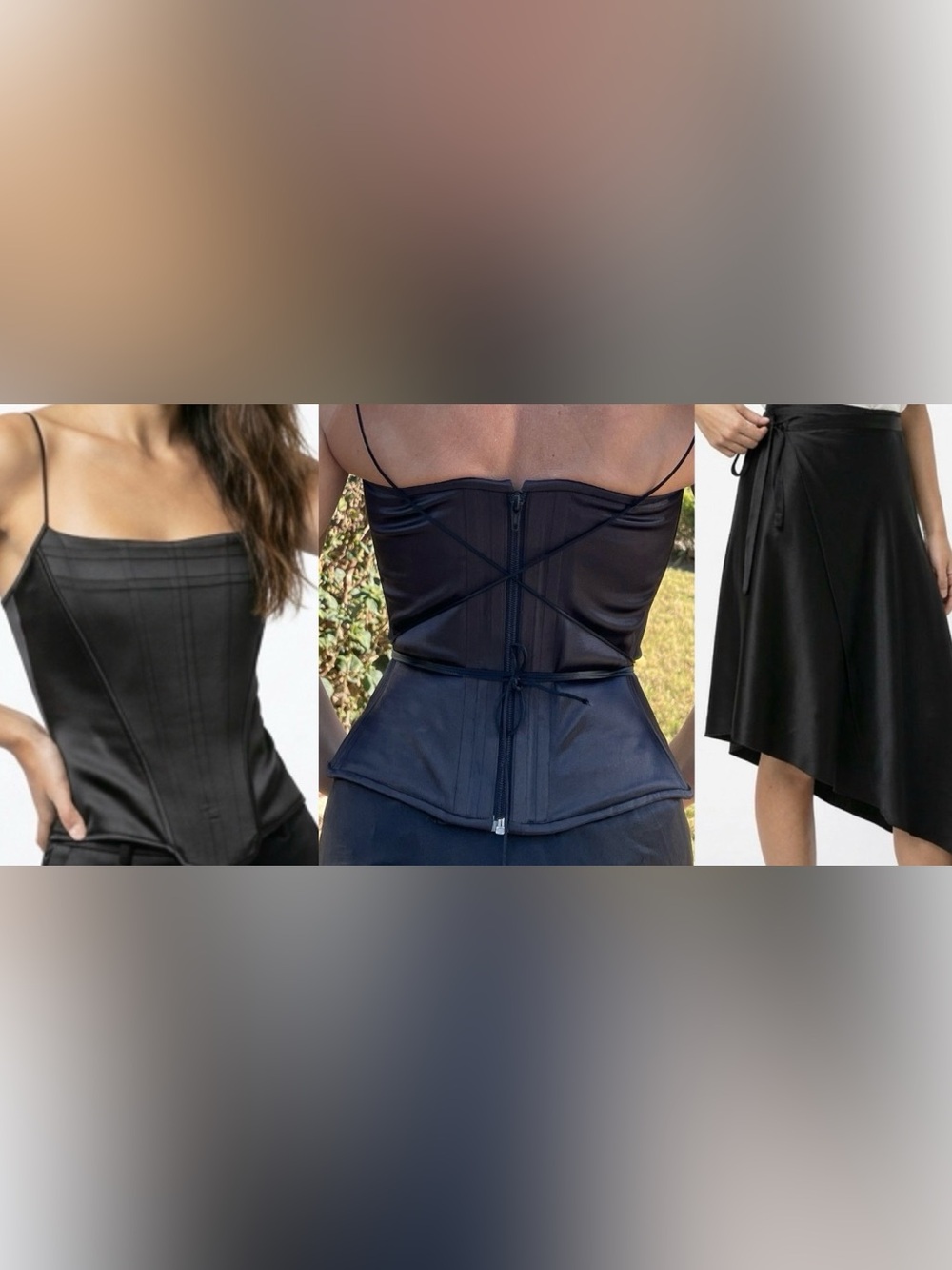 JUAN CARLOS PINERA/YOLANDA ARCE COLLECTION. 2 Piece-Skirt & Bustier. 1 OF A KIND